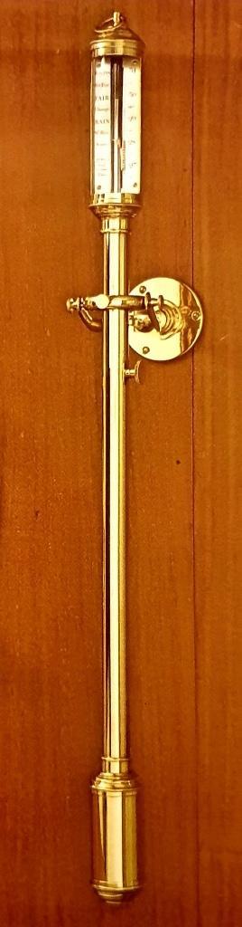 AUTHENTIEKE 18e EEUW PORTUGESE SCHEEPSBAROMETER 95CM, Audio, Tv en Foto, Weerstations en Barometers, Zo goed als nieuw, Barometer