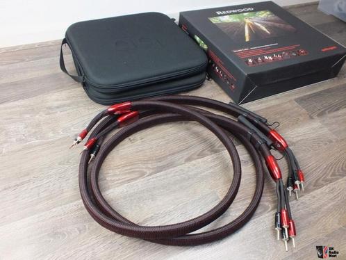 Audioquest redwood Biwire banaan aansluiting, Audio, Tv en Foto, Audiokabels en Televisiekabels, Zo goed als nieuw, Luidsprekerkabel