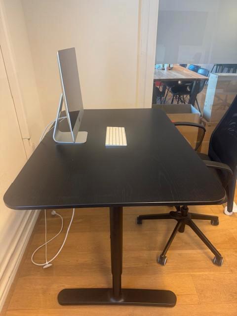 12 x Zit Sta bureau 120 x 180 met bureaustoel, Huis en Inrichting, Bureaus, Zo goed als nieuw, Ophalen