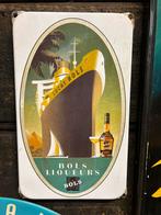 Emaille bord bols, Ophalen, Gebruikt, Reclamebord