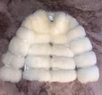 NEW Bontjas echte bont, Kleding | Dames, Jassen | Winter, Verzenden, Zo goed als nieuw, Maat 36 (S), Wit