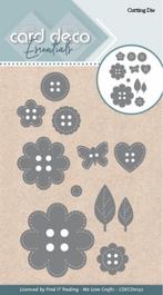 Card Deco Essentials Cutting Die Buttons CDECD0132, Hobby en Vrije tijd, ., Nieuw, Ophalen of Verzenden, Overige thema's