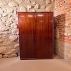 Vintage ondiepe houten kast / leggerkast, Ophalen, Gebruikt, 50 tot 70 cm, 105 cm of meer