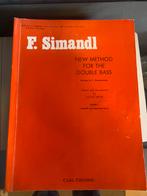 Simandl contrabas methode, Ophalen of Verzenden, Zo goed als nieuw, Religie en Gospel, Contrabas