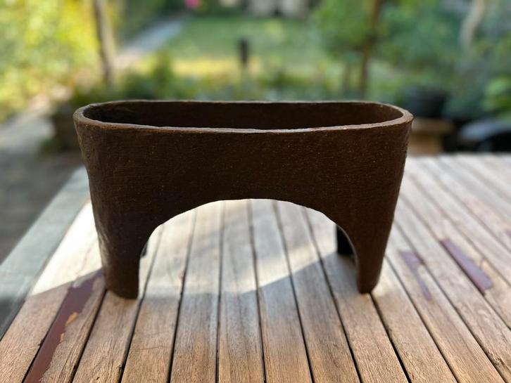 Vaas voor Ikebana Japans bloemschikken, Huis en Inrichting, Woonaccessoires | Vazen, Zo goed als nieuw, Overige kleuren, Minder dan 50 cm