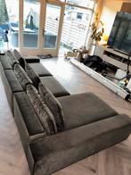 PTMD Hoekbank - Donkergroen - ZGAN velvet, Ophalen, 100 tot 125 cm, Hoekbank, 300 cm of meer