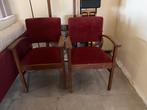 2 Stoelen, Huis en Inrichting, Stoelen, Hout, Gebruikt, Twee, Ophalen of Verzenden