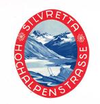 Oostenrijk stikker SILVRETTA HOCHALPEN STRASSE, Ophalen of Verzenden, Nieuw