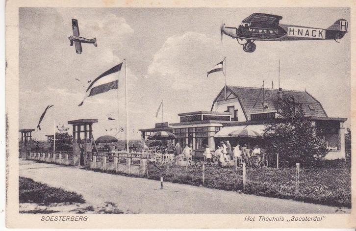 SOESTERBERG HET THEEHUIS ,,SOESTERDAL", Verzamelen, Ansichtkaarten | Nederland, Noord-Brabant, Voor 1920, Verzenden