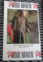 Thuis mode maken kant en klaar patroon cape mt 38, 42, 46, Overige merken, Verzenden, Vrouw, Nieuw