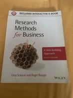 Research Methods for Business - Sekaran & Bougie, Ophalen of Verzenden, Gamma, Zo goed als nieuw, HBO