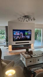 +31687823495 Cinewall, tv kast renovatie, sfeerhaard, Huis en Inrichting, Ophalen of Verzenden