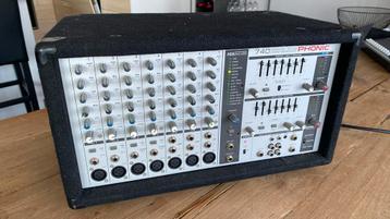 Phonic 740 powerd mixer nieuwstaat beschikbaar voor biedingen