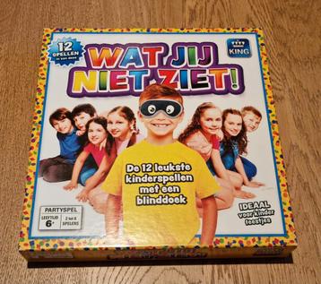 Wat jij niet ziet! Blinddoek spel beschikbaar voor biedingen