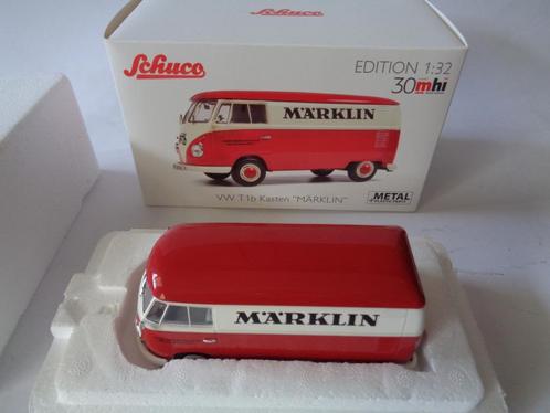 Schuco VW T1b Kasten ''Marklin" met Doos. die-cast, 1/32, Hobby en Vrije tijd, Modelauto's | 1:32, Zo goed als nieuw, Auto, Schuco