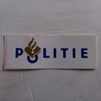 Leuke sticker.  Politie.      8 bij 3 centimeter., Verzamelen, Ophalen of Verzenden, Zo goed als nieuw, Overige typen