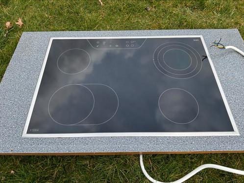 AEG inductiekookplaat Schott Ceran 630 - 4 pitten - timer, Witgoed en Apparatuur, Kookplaten, Zo goed als nieuw, Inbouw, Inductie