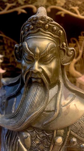 SPLENDID 關雲長 GUAN YU CHANG BRONZE VINTAGE STATUE beschikbaar voor biedingen