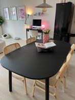Eettafel Ikea Vedbo zwart, Huis en Inrichting, Ophalen, 100 tot 150 cm, 50 tot 100 cm, Zo goed als nieuw