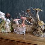 3 prachtige grote botanische paddenstoelen, Verzenden