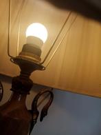 Antieke tafellamp van marmeren zwanen, Ophalen of Verzenden