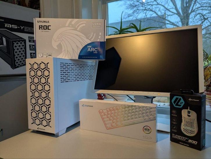 Snelle Game PC Ryzen 5, 16GB DDR4, Intel ARC A750 8GB, Win11, Computers en Software, Desktop Pc's, Zo goed als nieuw, 3 tot 4 Ghz