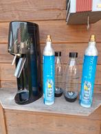 Sodastream bruisapparaat 2 CO₂-cilinders 2 flessen 850ml, Witgoed en Apparatuur, Bruiswatermachines, Ophalen, Gebruikt