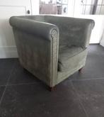 Engelse fauteuil, Huis en Inrichting, Fauteuils, Ophalen, Gebruikt, 50 tot 75 cm, Leer