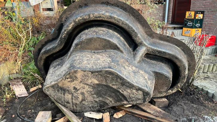 Vijverbak - Gebruikt, Tuin en Terras, Zwembaden, Gebruikt, Overige typen, Minder dan 80 cm, 200 tot 400 cm, 200 tot 300 cm, Ovaal