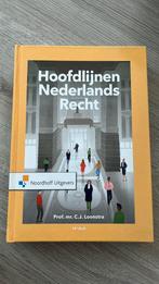 Prof.Mr.C.J. Loonstra - Hoofdlijnen Nederlands recht, Ophalen of Verzenden, Zo goed als nieuw, Prof.Mr.C.J. Loonstra