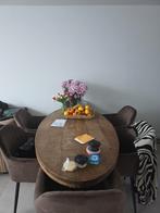 ovale echte mango hout eettafel, Huis en Inrichting, Complete inboedels, Ophalen of Verzenden