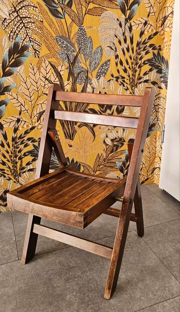 Houten Klapstoel Kinderen - Decoratie & Gebruik, Antiek en Kunst, Antiek | Meubels | Stoelen en Banken, Ophalen