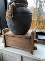 Vensterbank tafeltje/ opbergkastje landelijk sober stoer, Huis en Inrichting, Woonaccessoires | Overige, Ophalen of Verzenden