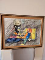 Mooie origineel schilderij, Antiek en Kunst, Ophalen of Verzenden