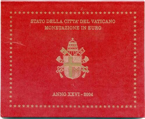BU set Vaticaan 2004 Blister - 1 cent t/m 2 euro, Postzegels en Munten, Munten | Europa | Euromunten, Setje, Overige waardes, Vaticaanstad