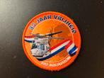 Patch RNLAF 860 SQN 80 Jaar Vrijheid, Ophalen of Verzenden, Luchtmacht, Nederland, Embleem of Badge