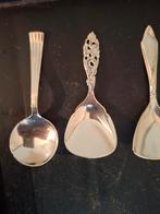 Vintage verzilverde  Suikerlepeltjes - Set, Ophalen of Verzenden