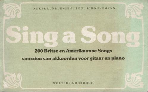 Sing a song 200 Britse en Amerikaanse Songs, Muziek en Instrumenten, Bladmuziek, Gebruikt, Thema, Wereldmuziek, Gitaar, Piano