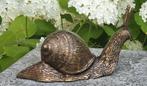 Slak / bronzen beeld / 19 cm lang, Dierenbeeld, Nieuw, Info@huisentuindecoratiemarie.nl, Huis en tuin decoratie marie