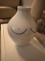 Kwantum vaas wit, Wit, Aardewerk of Porselein, Ophalen of Verzenden, Zo goed als nieuw