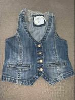 H&m gilet spijkergilet 128 blauw spijkerjas vest jasje, Verzenden, Zo goed als nieuw, Meisje, Trui of Vest