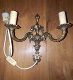 Wandlamp elektrisch van brons, Antiek en Kunst, Antiek | Lampen, Ophalen of Verzenden