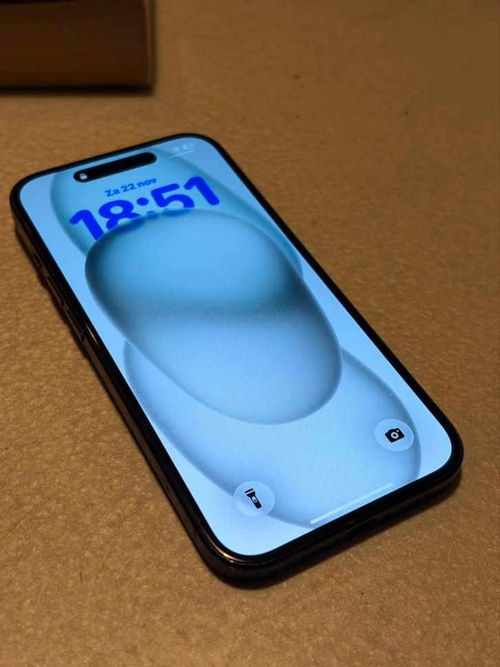 iPhone 15 128GB, Telecommunicatie, Mobiele telefoons | Apple iPhone, Gebruikt, 128 GB, Zonder abonnement, Zonder simlock, iPhone 15