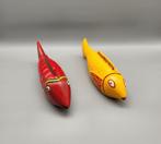 240251 - Two Afrikaanse Bozo fish marionettes - Mali, Antiek en Kunst, Ophalen of Verzenden