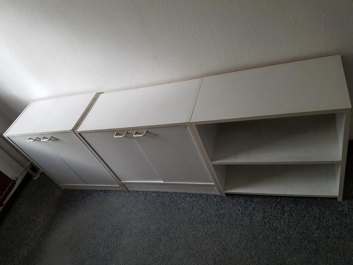 Opbergkastjes wit, Huis en Inrichting, Woonaccessoires | Wandplanken en Boekenplanken, Gebruikt, Ophalen