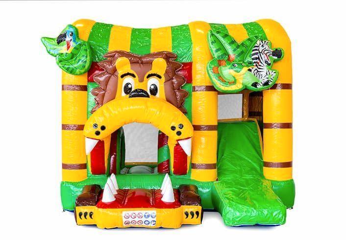 Springkussen multiplay jungle, Hobby en Vrije tijd, Feestartikelen | Verhuur, Zo goed als nieuw, Overige, Ophalen