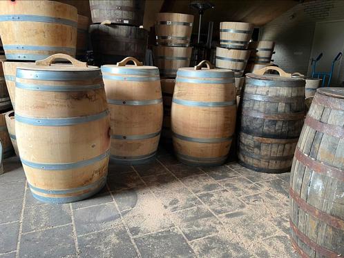Regenton eiken wijnvat whiskyvat wateropvang houten vat, Tuin en Terras, Regentonnen, Nieuw, Hout, Ophalen of Verzenden
