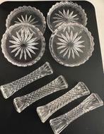 Glazen onderzetters en messen leggers, Ophalen of Verzenden