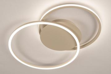 plafondlamp led beige badkamer keuken tafel eethoek bed lamp beschikbaar voor biedingen