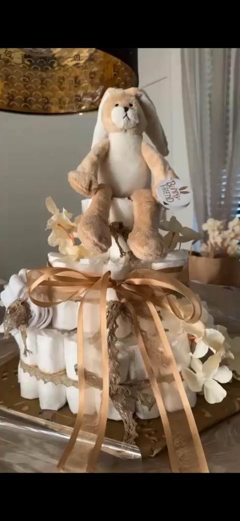 Luiertaart kado, Kinderen en Baby's, Kraamcadeaus en Geboorteborden, Zo goed als nieuw, Ophalen of Verzenden